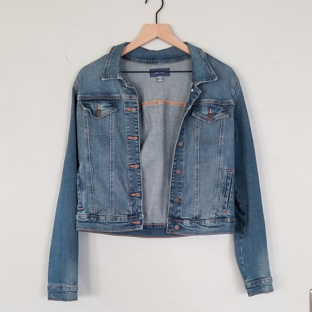 Old Navy | Medium Wash Denim Girl's Jacket | XXL (16)